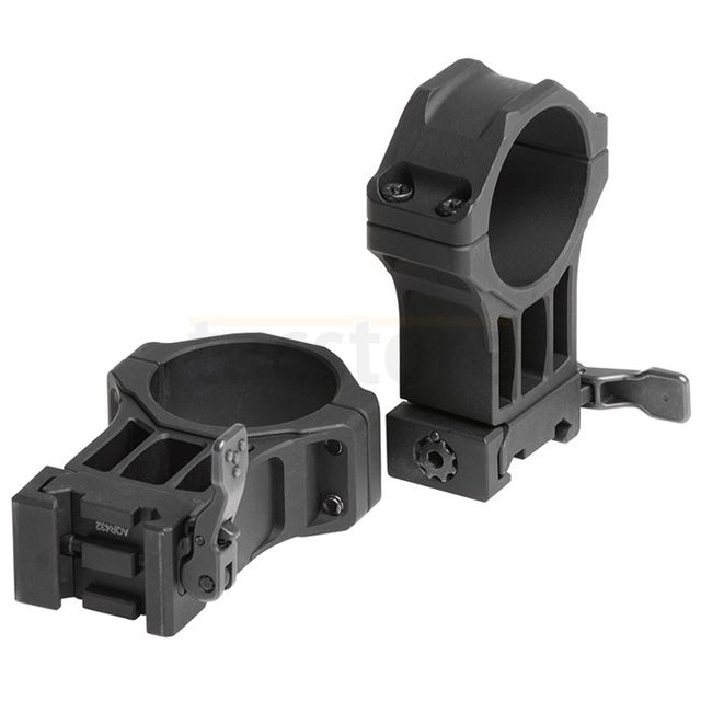 Leapers Accu-Sync 34mm QR Picatinny Scope Rings 2X-High Profile - Black
