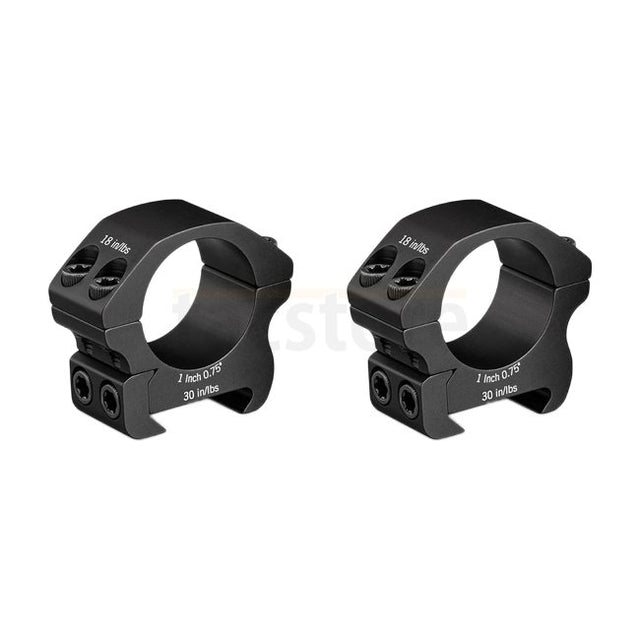 Vortex Optics Pro 1 Inch Riflescope Rings - Medium