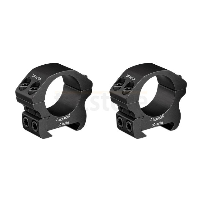 Vortex Optics Pro 1 Inch Riflescope Rings - Low