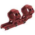 Leapers Accu-Sync 34mm High Profile 50mm Offset Mount - Red