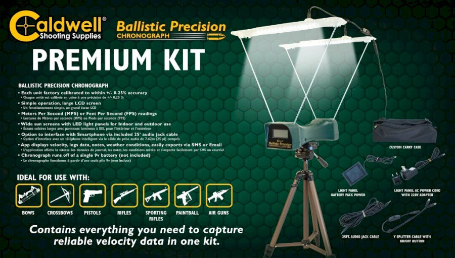 CALDWELL BALLISTIC PRECISION CHRONOGRAPH PREMIUM KIT – Ammoworx