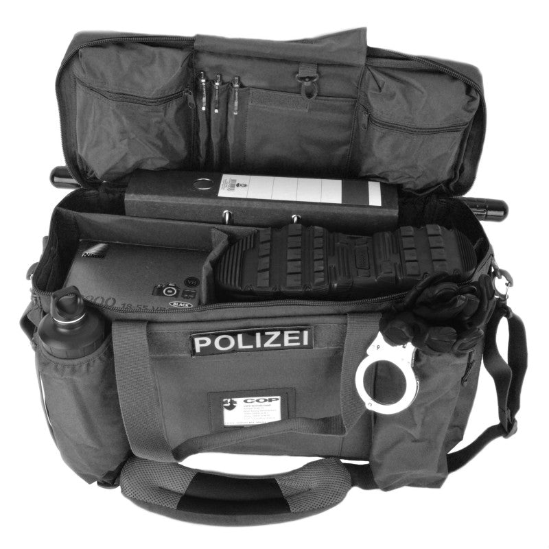 COP® 903F Einsatztasche POLIZEI (40 Liter), grau – Ammoworx Austria