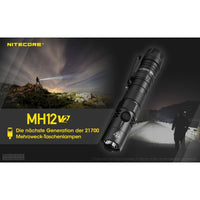 NiteCore® Taschenlampe MH12 V2 (inkl. Akku)